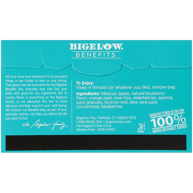 Bigelow Tea Cinnamon & Black Berry, 18 ct