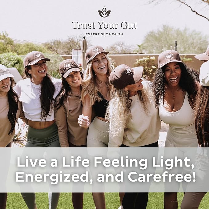 Trust Your Gut Organic Herbal Tea Blend with Lemon Balm, Holy Basil, Dandelion, Ginger Root – Liver Detox, Digestion & Gut Health Support, Gas Bloating Relief – Poha Berry, 30 Bags