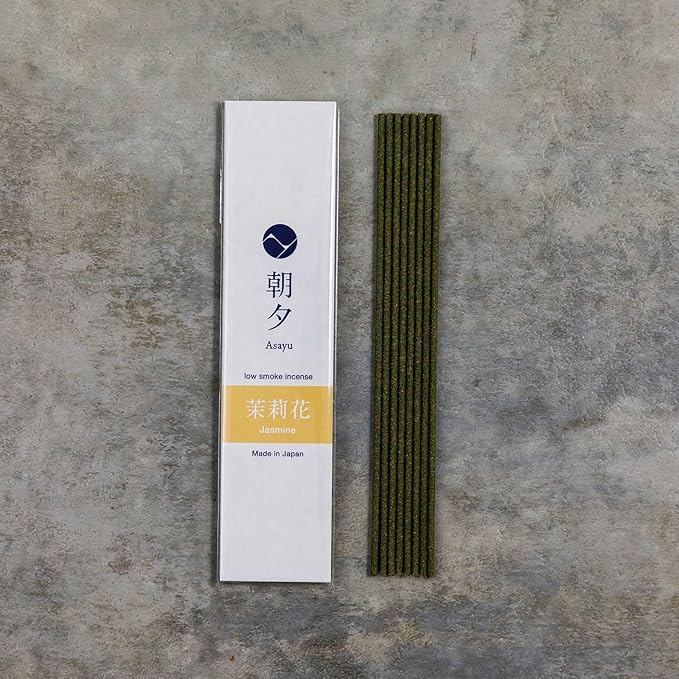 Asayu Japan Incense Sticks Assortment - 5 Floral Fragrances, 20g, 100% Made in Japan Incense Sampler Variety Pack - for Yoga, Zen Meditation & Relaxation