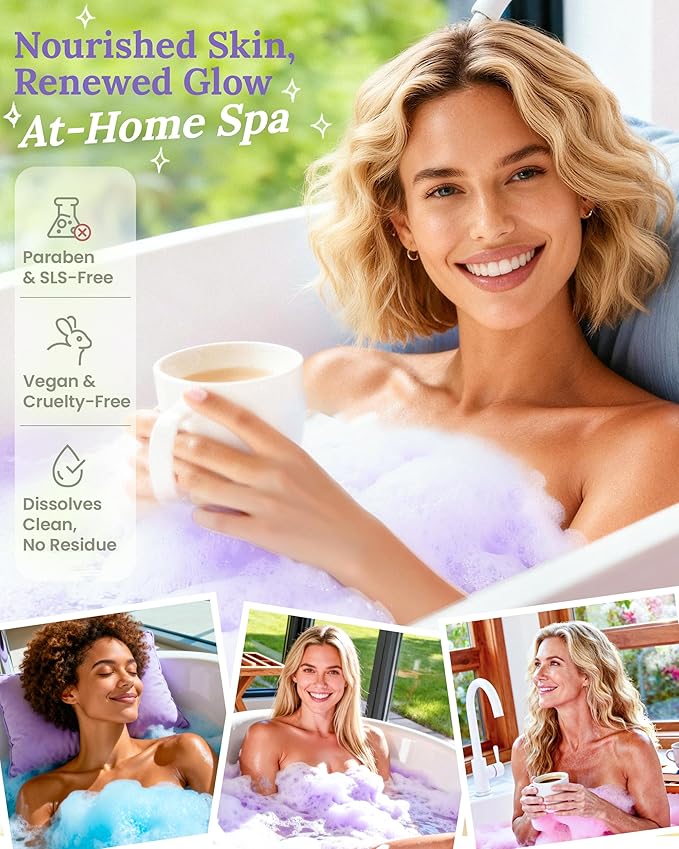 Hemp Oil Bath Bombs Gift Set, 24 Pack Natural Bubble Bath Spa Kit with Pure Essential Oils, Refreshing & Relaxing Bath Gift for Birthday, Mother’s Day & Valentine’s Day