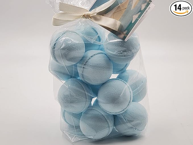 Spa Pure Barber Shop Bath Bombs - Made with Shea Butter- Ultra Moisturizing and Best for All Skin Types - Each 1 oz - (14 Count in Pack 1)