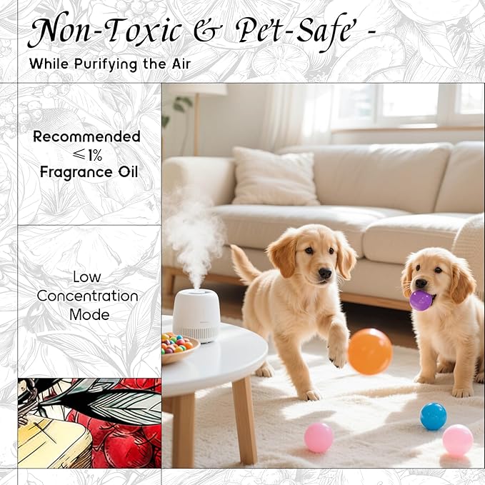 HIQILI English Pear &Freesia Diffuser Oil, Long-Lasting Refill for Humidifiers & Reed Diffusers, Hotel-Grade Scent, Suitable for Home Use - 0.34 Fl Oz