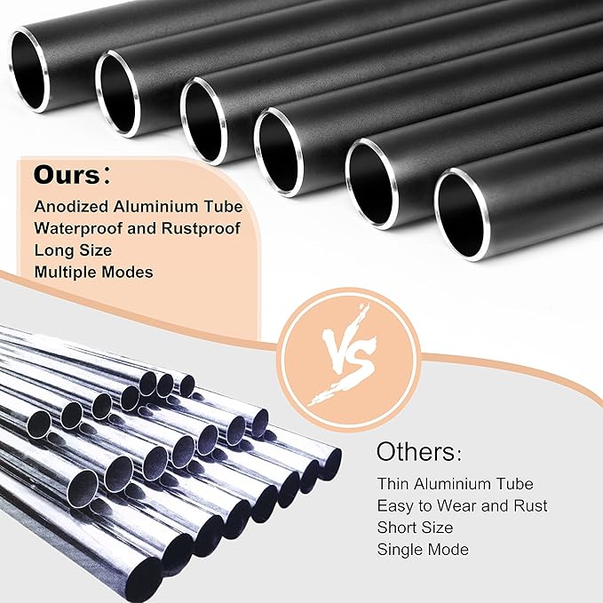 Large Aluminium Wind Chimes 37" Inches to Create a Zen Atmosphere Suitable for Outdoor, Garden, Patio Decoration. Classic Black Wind Chimes with Wind Catcher Suitable as A Gift for Unisex