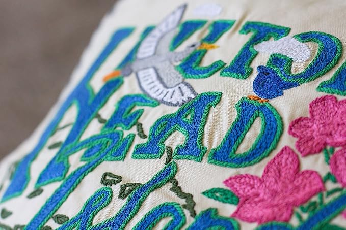 Catstudio Hilton Head Embroidered Decorative Throw Pillow