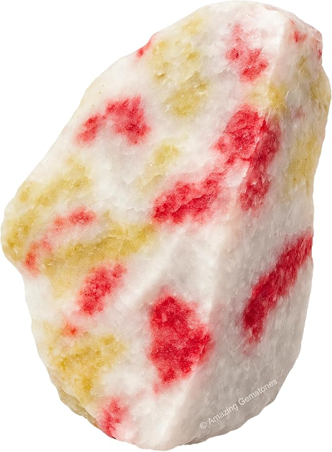 Amazing Gemstone Cinnabarite Raw Crystals and Healing Stones, Natural Rocks for Tumbling - DIY Raw Stones and Crystals, 2 Pieces