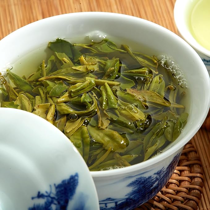 ChaWuWarmSun [B] LongJing Green Tea,8.8oz/250g,Chinese Dragon Well Green Tea Loose Leaf