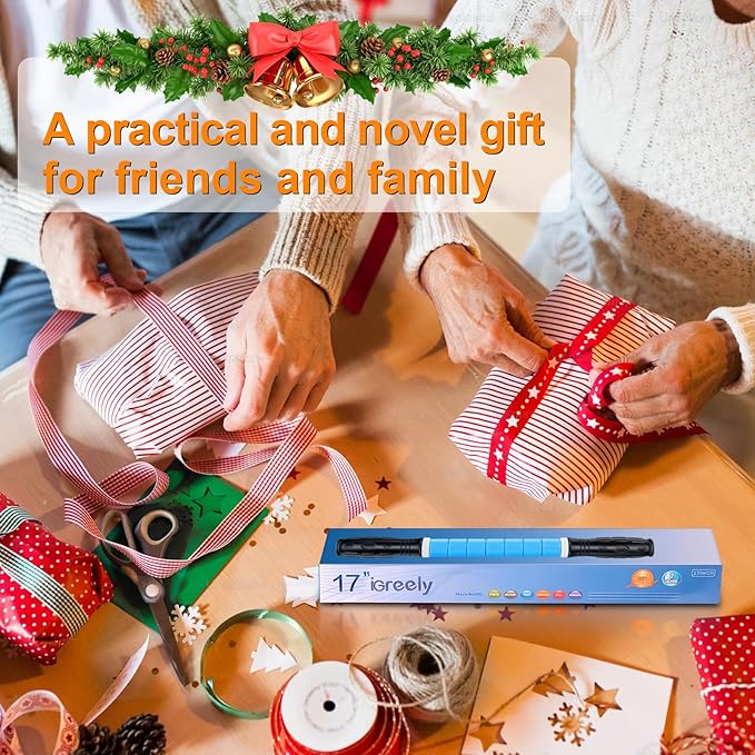 iGreely Premium Muscle Roller The Ultimate Massage Roller Stick 17 Inches Recommended by Physical Therapists Promotes Recovery Fast Relief for Cramps Soreness Tight Muscles Blue