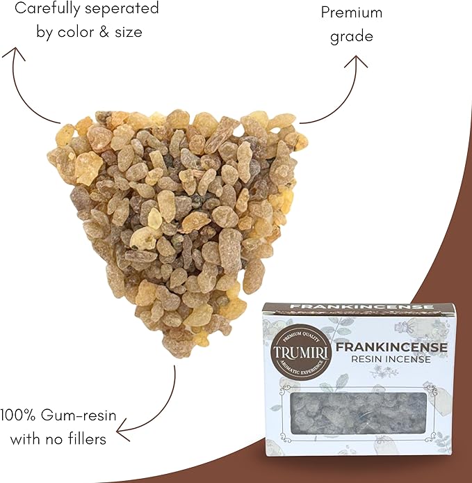 Frankincense Resin Incense for Church - Natural Tree Gum Sap - 30g Pack