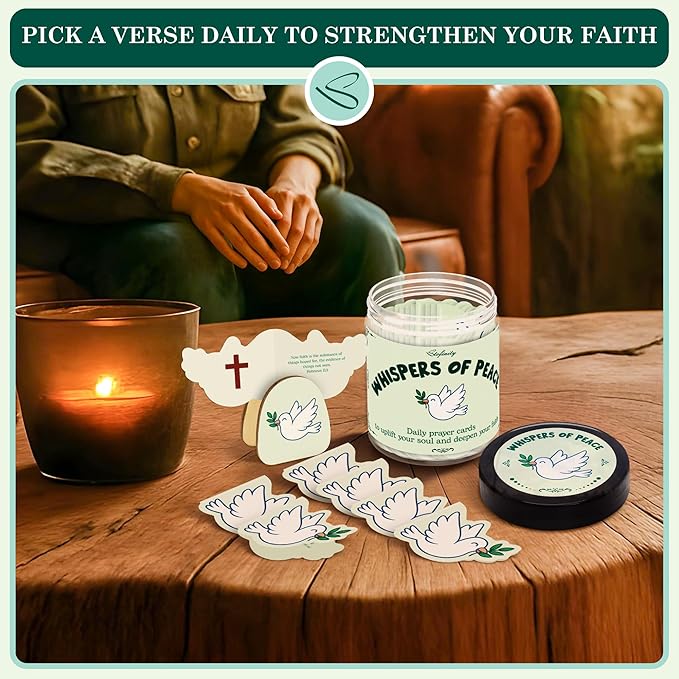 Catholic Prayer Cards For Women - Bible Verse Jar For Mom Birthday Present, Prayer Jar With Scripture Cards, Daily Bible Verse Card Religious Gift, Christmas Christian Gifts For Women Faith