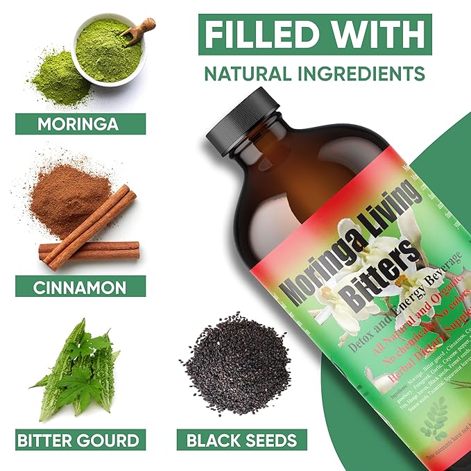 HERBOGANIC Moringa Living Bitter 16oz