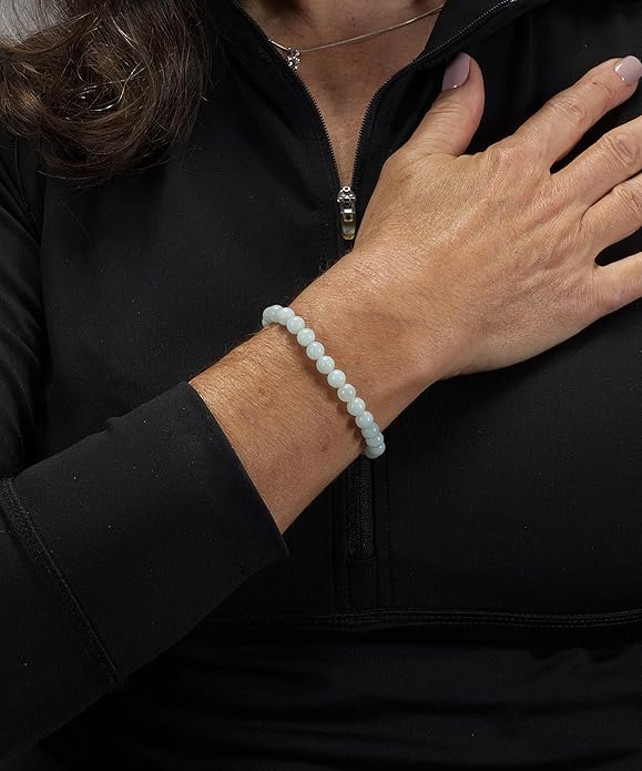 Cherry Tree Collection - Small, Medium, Large Sizes - Gemstone Beaded Bracelets For Women and Men - 6mm Round Beads