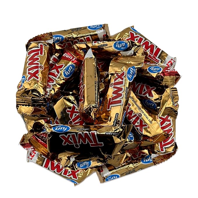 Caramel Chocolate Fun Size Candy Bars Bulk 2LB Bag by Rebel Smuggling Galactic Emporium