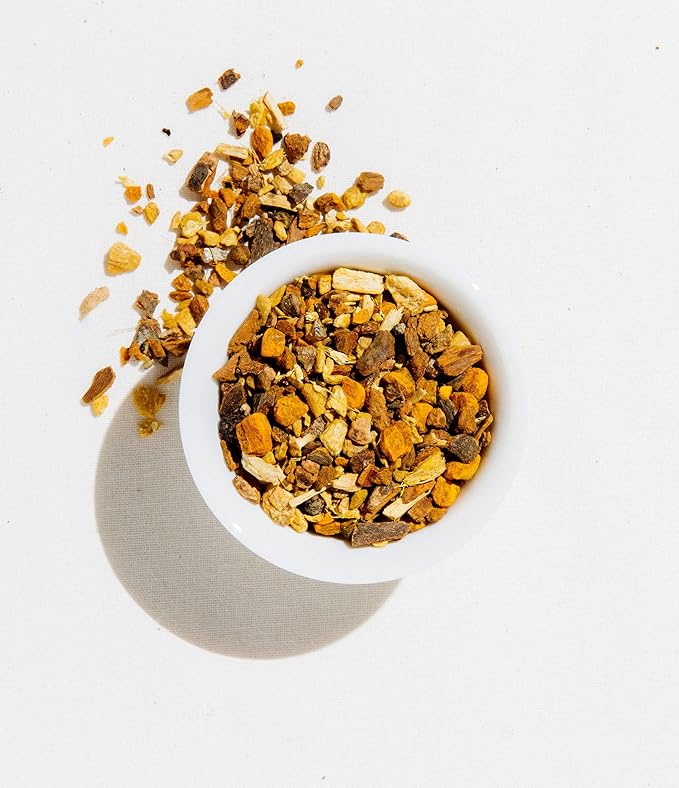 Art of Tea | Bright Eyed 4oz - Caffeine Free Turmeric Ginger Tea | Wellness Loose Leaf Artisan Tea