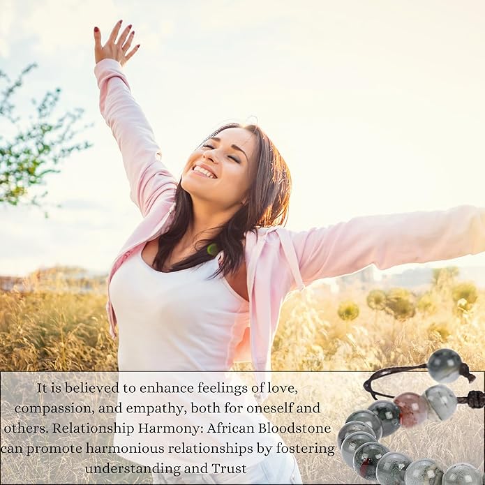 Energy Protection Crystal Handmade Adjustable Bead Bracelet Perfect for Men, Women’s Gift - Gemstone Healing Stretch Bracelet Pulsera Para Hombre Mujer Stocking Stuffer