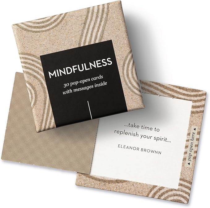 Compendium ThoughtFulls Pop-Open Cards — Mindfulness — 30 Pop-Open Cards, Each with a Different Inspiring Message Inside