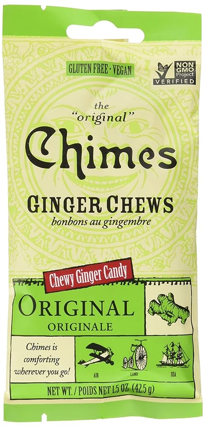 Chimes Original Ginger Chews, 1.5 Ounce (Pack of 1)
