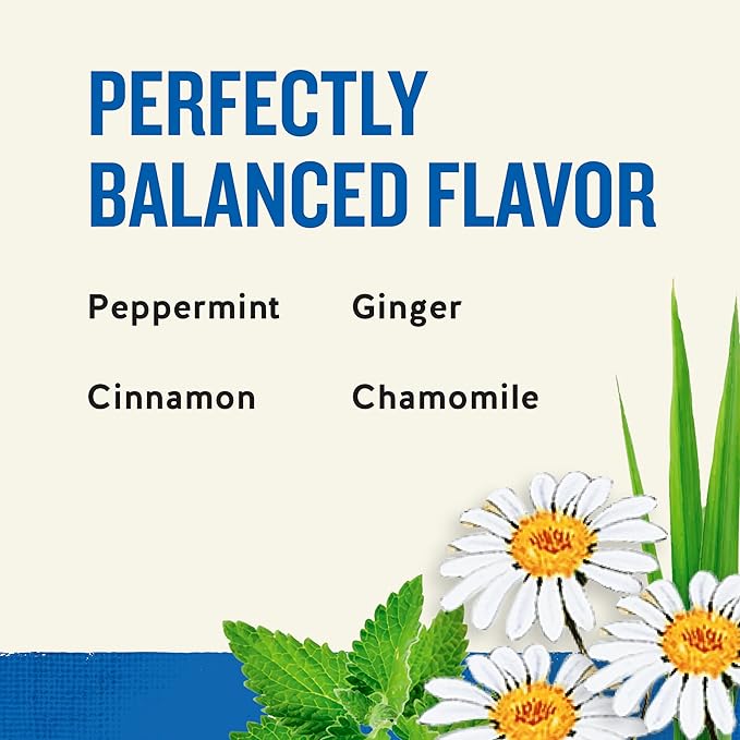 Celestial Seasonings Tension Tamer Herbal Tea, Caffeine Free, 20 Tea Bags Box (Pack of 6)