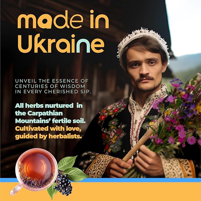 AprikaLife - Calm and Relax Herbal Tea with Chamomile, Peppermint, and Lavender - 60 Tea Bags. Delicious Herbal Blend for a Calming Experience