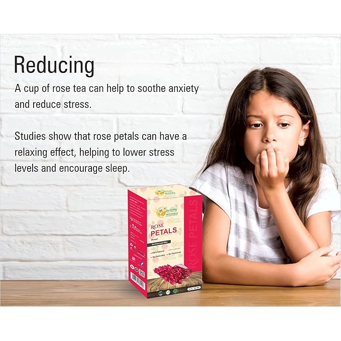 Herbs Botanica Dried Rose Petals Edible Perfect for Tea, Potpourri, Bath Bombs, Beauty Products, Resealable Bag for Freshness and Longevity Non-Toxic, Chemical-Free, 100% Non GMO 3.6 oz