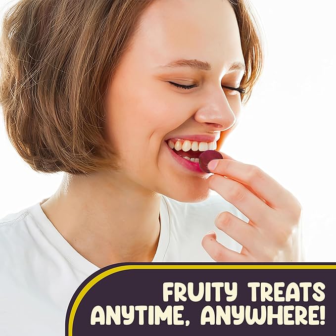 Assorted Fruit Buttons Hard Candy - 5 Pounds Approx 400 Pieces Assorted Candy - Holiday Candy Old Fashioned