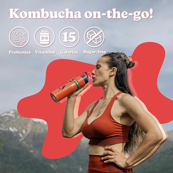 DALAMHARI Kombucha Powder | Schisandra Berry Omija 20T | Kombucha Drink Probiotic Soda Urban Kombucha Synergy Scoby Kombucha Starter Kit Adaptogen Drink Health Ade Kombucha Tea Bubbly