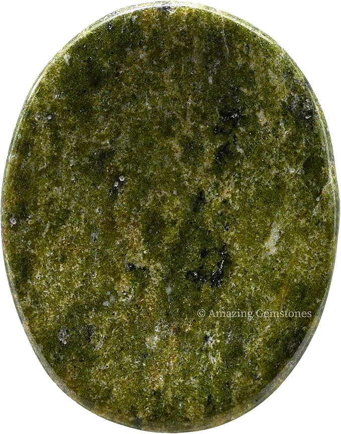 Amazing Gemstone Vasonite Worry Stone Crystals and Healing Stones - Stones for Stress Relief - Piedra Crystal Fidget for Meditation, Relaxation - Unique Stocking Stuffers and Birthday Gift