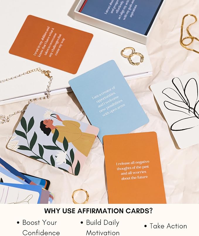 Lamare Positive Affirmation Cards for Women — Daily Affirmations for Women & Encouragement Cards, Motivational Gifts