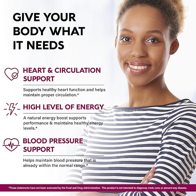 Beet Root Capsules - Healthy Blood Pressure Support Supplement** for Heart & Circulation Support - with Hawthorn Berry, Hibiscus & Garlic - Nitric Oxide for Energy - Made in USA, 240 Capsules