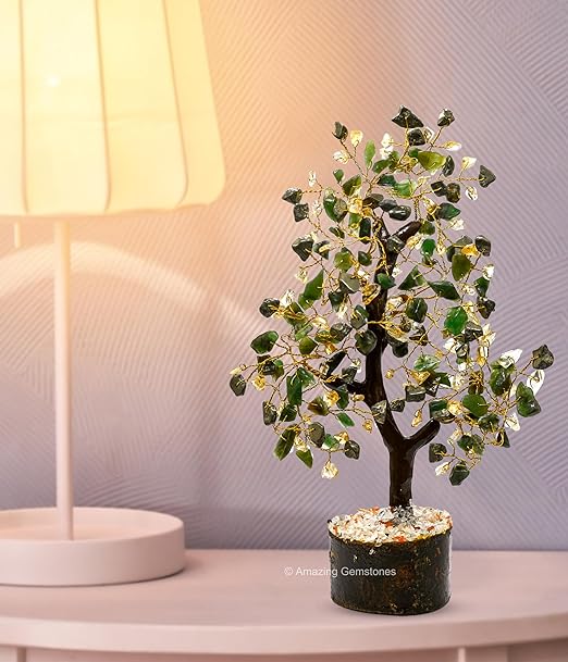 Amazing Gemstone Crystals and Healing Stones Birthday Gifts for Women - Money Wealth Success Crystal Tree of Life Home Decor Stocking Stuffers, Bookshelf, Room, Meditation Gift Unique Birthday Gifts