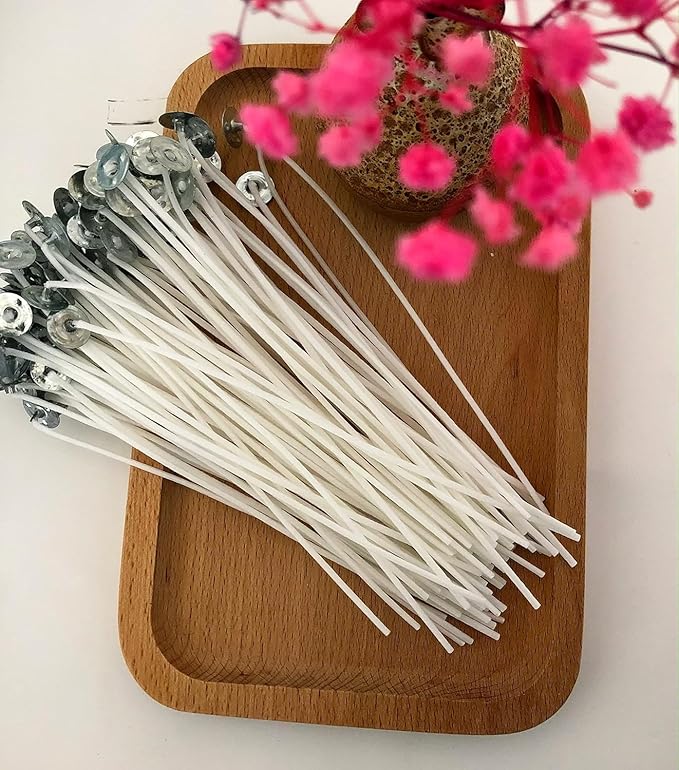 HOUSEASSIST Candle Making Kit Supplies,32oz Stainless Steel Candle Make Pouring Pot, Sticker, 3-Hole Wicks Holder,Candle Wicks for Candle Making DIY Craft Tools