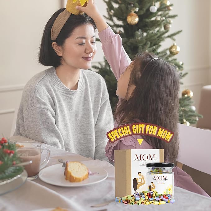 90 Love Notes for Mom in a Jar with NFC Keychain, Mothers Day Gifts, Mothers Day Gifts for Mom, What I Love About Mom, Mom Birthday Gifts, Christmas Gifts for Mom, Mom Gifts from Daughters