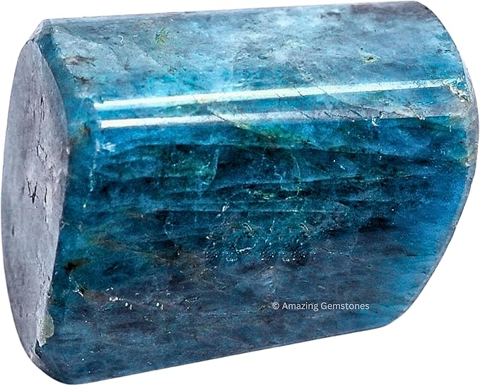 Amazing Gemstone Apatite Crystals and Healing Stones Tumbled - 1000+ Carats, Natural Healing Stones for Energy Balance, Stress Relief - Premium Polished Gems Rocks for Meditation and Wellness