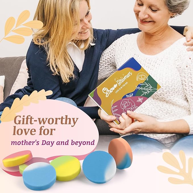 15PCS Shower Steamers Aromatherapy, Gifts for Women & Men Birthdays Christmas Adults Moms Natural Essential Oils, Stocking Stuffers Shower Tablets for Home SPA Self Care Relaxation Stress Relief