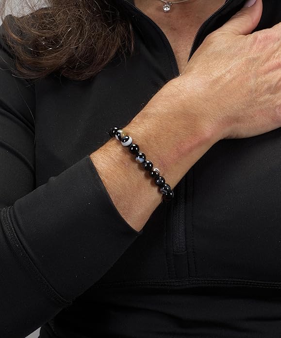 Cherry Tree Collection - Small, Medium, Large Sizes - Gemstone Beaded Bracelets For Women and Men - 8mm Round Beads