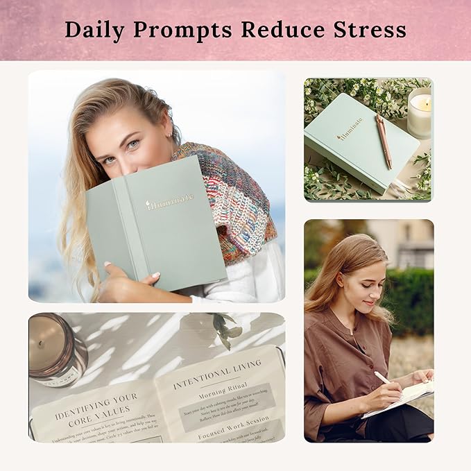Journal for Women: Mental Health Journal with Prompts for Mindfulness, Anxiety Relief, Self Care & Gratitude: 90-Day Reflection Gift Notebook for Her