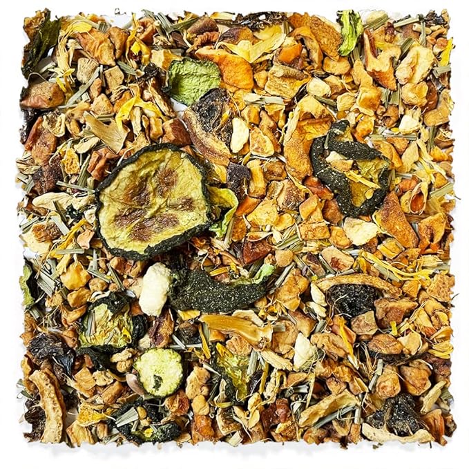 Tealyra - Cucumber Lemon Refresher Herbal Tea - Detox - Relaxing - Loose Tea - Ginger - Lemongrass - Bee Pollen - All Natural - 112g (4-ounce)