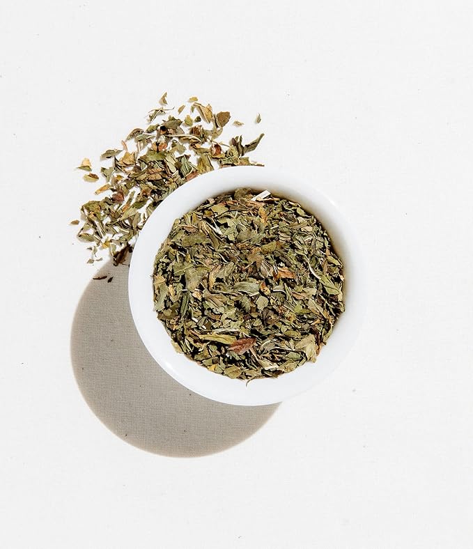 Art of Tea | Pacific Coast Mint (Naturally Caffeine Free) | 12 Eco Friendly Pyramid Peppermint Tea Bags Sachet