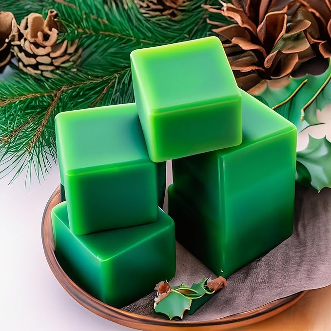 Balsam & Cedar Strongly Scented Hand Poured Vegan Wax Melts, 12 Scented Wax Cubes, 6.4 Ounces in 2 x 6-Packs