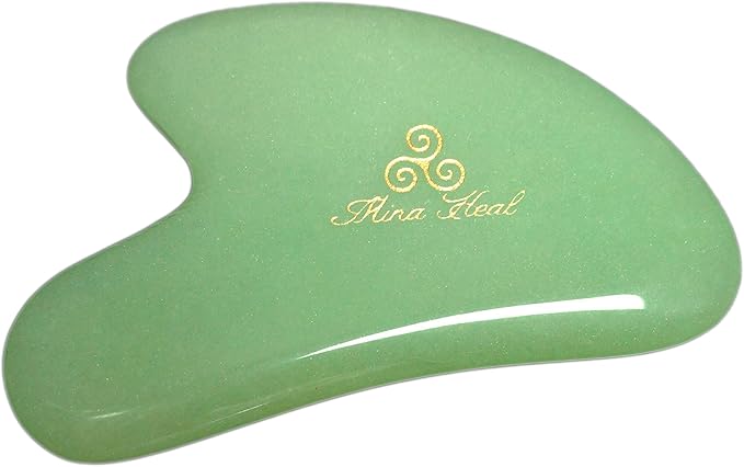 Jade Stone Facial Massager for Facial Lifting and Tightening Massage, Anti-Wrinkles, Anti-Aging Gua Sha Wrinkles Removal Massage, Skin Care and Rejuvenation