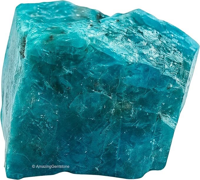 Amazing Gemstone 2 Pieces Green Apatite Raw Crystals and Healing Stones, Natural Rocks for Tumbling and DIY Raw Stones and Crystals