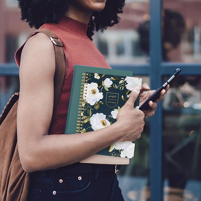 Cambridge 2025 Planner by Leah Bisch, Weekly & Monthly, 5-1/2" x 8-1/2", Small, Floral (LB34-200-25)