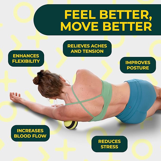 Deep Recovery 4-Inch Firm Yoga Deep Tissue Massage Ball Set – Myofascial Release Balls for Feet, Back, Neck, Legs & Arms – Trigger Point & Mobility Therapy (2-Pack)