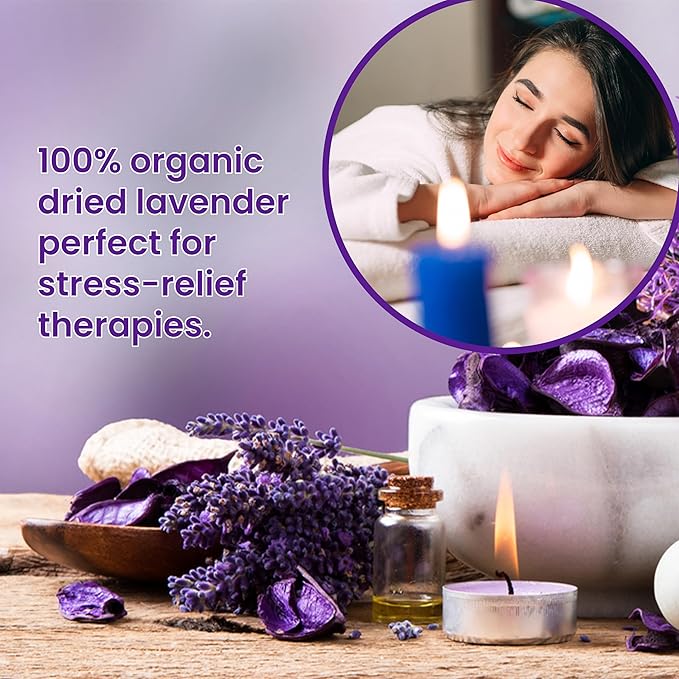 14 Pack Organic Lavender Sachet Bags for Drawers and Closets - Natural Fresh Dried Lavender French Potpourri Bags for Clothes Storage - Scented Sachets for Drawers, Wardrobes, Cars & Home.