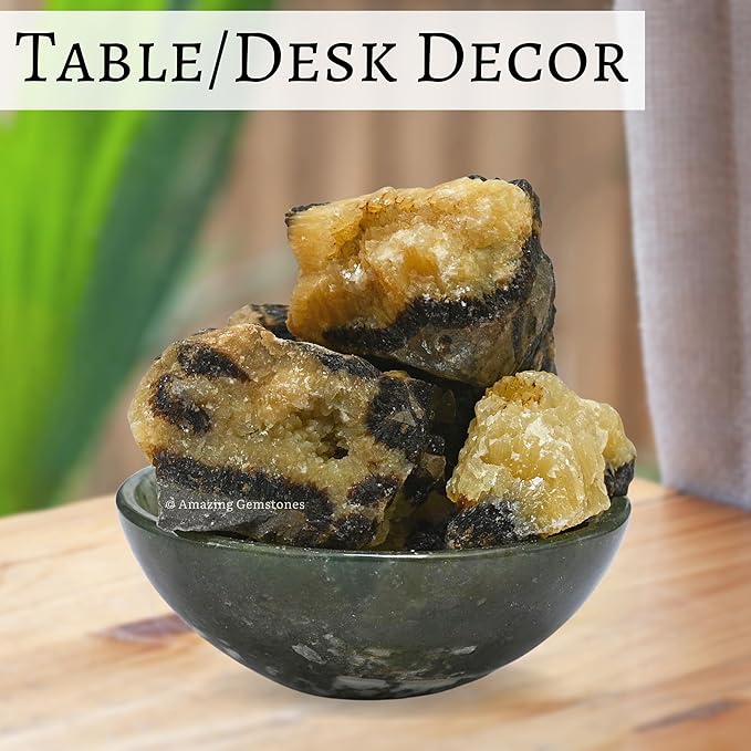 Amazing Gemstone 2 Pieces Septarian Raw Crystals and Healing Stones, Natural Rocks for Tumbling and DIY Raw Stones and Crystals