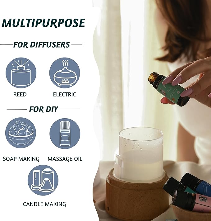 Folkulture Laundry Collection Essential Oils Set | Pack of 3 Pure Essential Oil for Diffuser for Home | Use with Wool Dryer Balls Scents | Fresh Linen, Citrus & Lavender (The Laundry Pack)