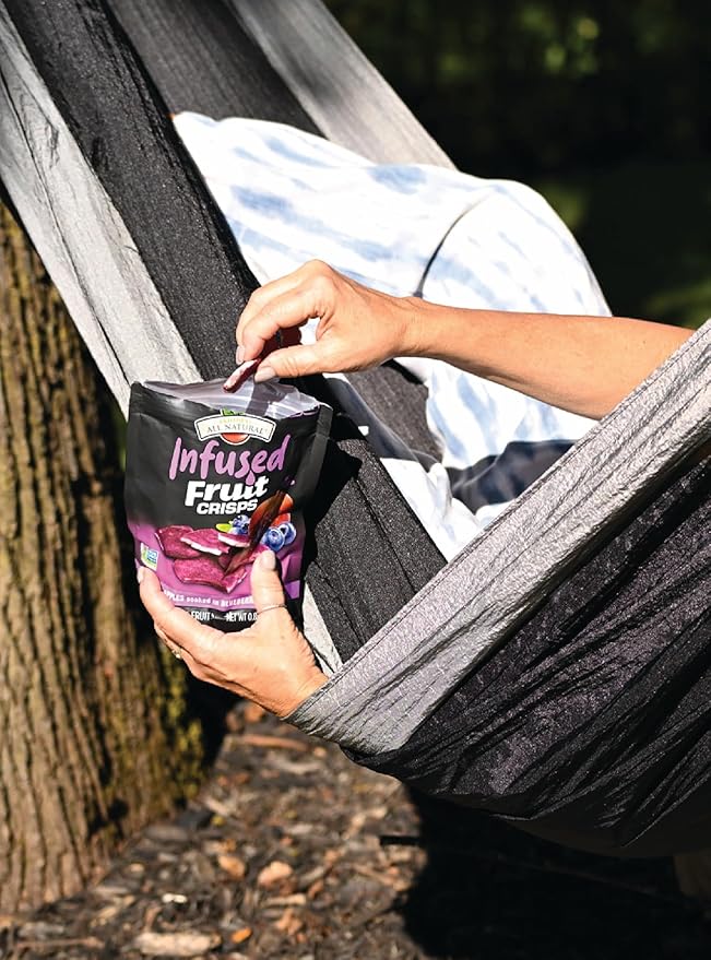 Brothers All Natural Infused Freeze Dried Fruit Crisps, Fuji Apple Infused with Blueberry, 0.85 Oz (Pack of 8), Made with 100% Fruit, Gluten Free, Soy Free, Vegan, Heathy Snack, Resealable Pouch