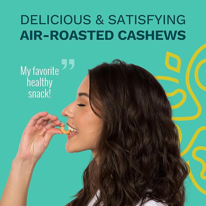 Karma Nuts Flavored Cashews Variety Pack (1.5 oz, Pack of 6) – Whole Roasted Cashews, Healthy Snacks for Adults - Gluten Free Vegan Snacks, Vegan, Non GMO - Flavored Nuts Low Carb