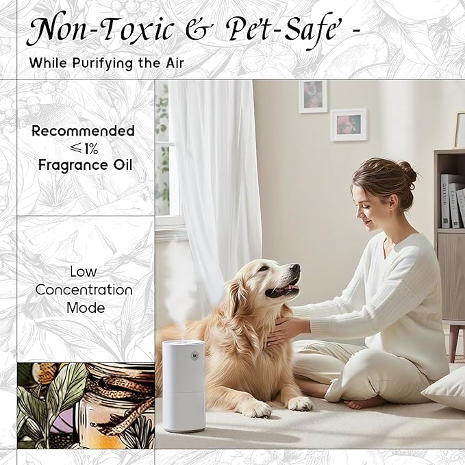 HIQILI Dragon Tea Nebula Diffuser Oil for Humidifiers & Aromatherapy, Inspired by Ar-mani The Yu.Long, Large Room & Office - 0.34 Fl Oz