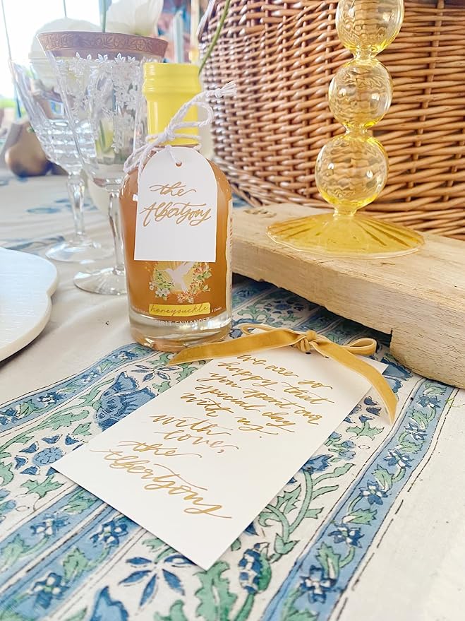 Jardin Honeysuckle 7 Pack Infused Syrup - Sugar-Free Cocktail Mixer - Spirit Enhancer for Cocktails & Mocktails - Aromatic & Floral Drink Glitter - For Events, Parties, Wedding Favors -(6.76oz)