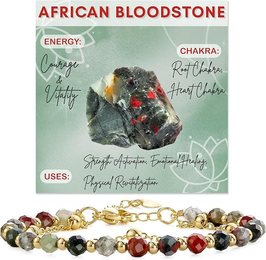 Farfume Crystal Bracelet Beaded Bracelets for Women 4mm Natural Stone Beads Gemstone Handmade Anxiety Jewelry Gifts